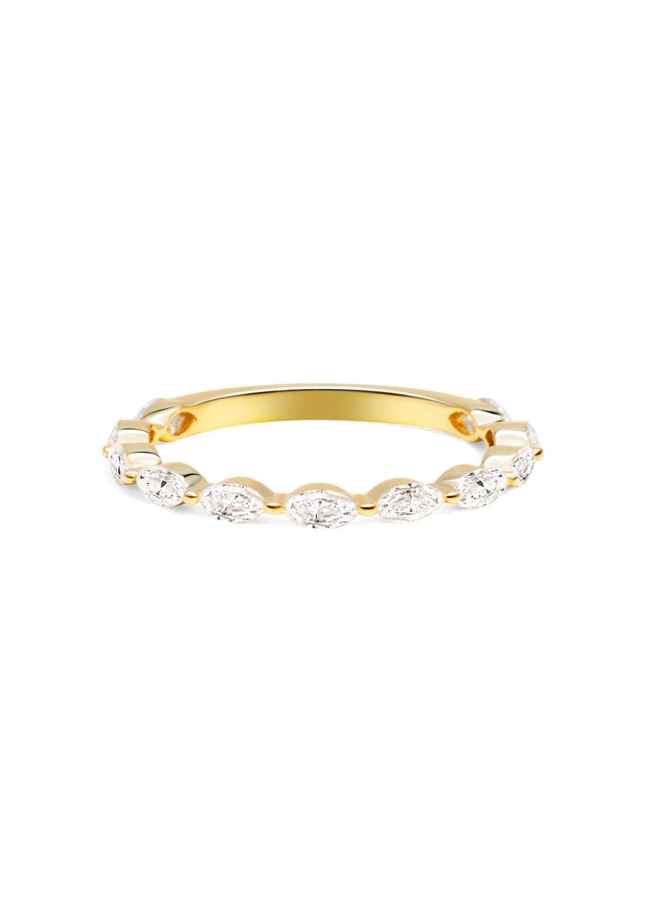 The Wonder Yellow Gold Diamond Band