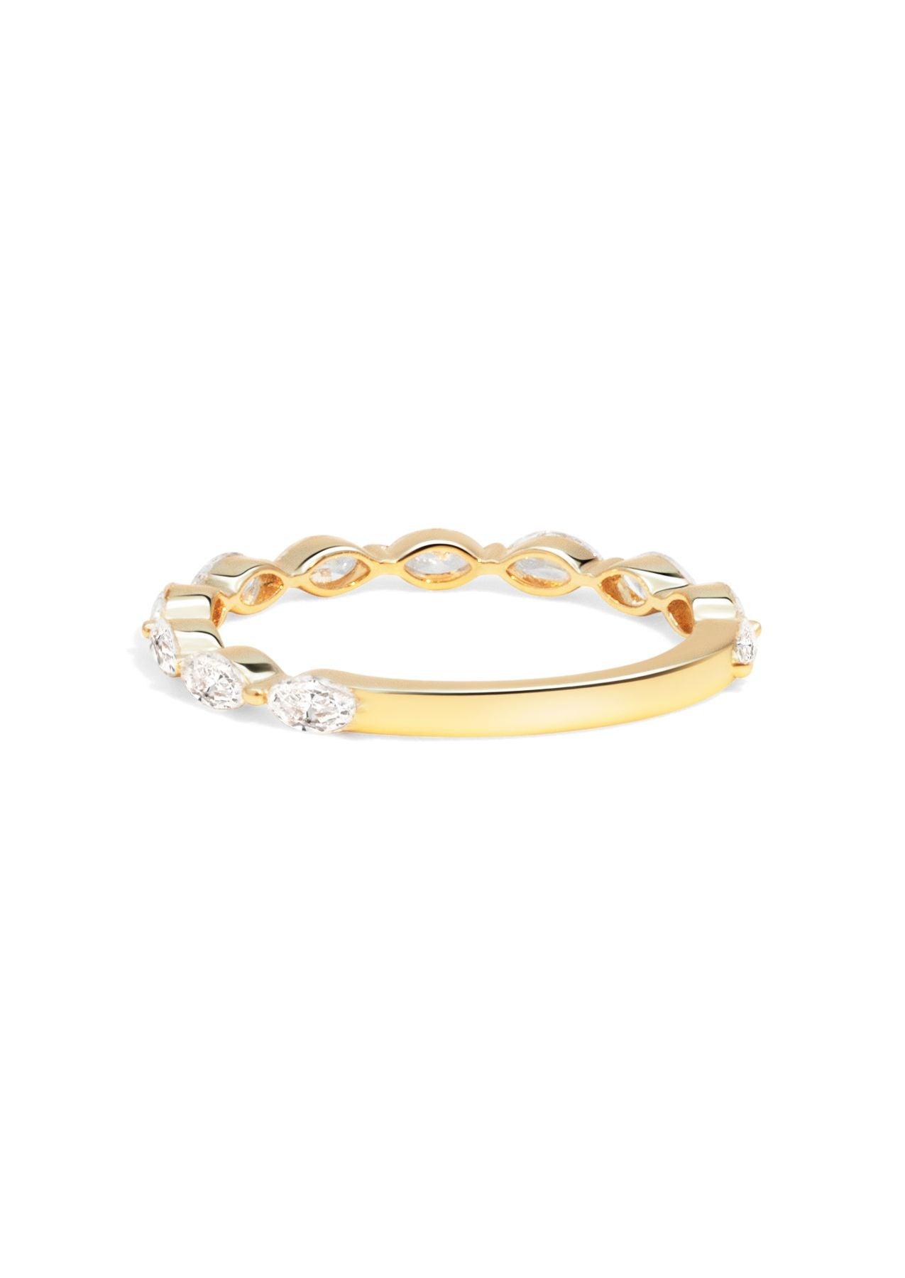 The Wonder Yellow Gold Diamond Band