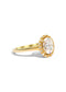 The Iris Yellow Gold Cultured Diamond Ring