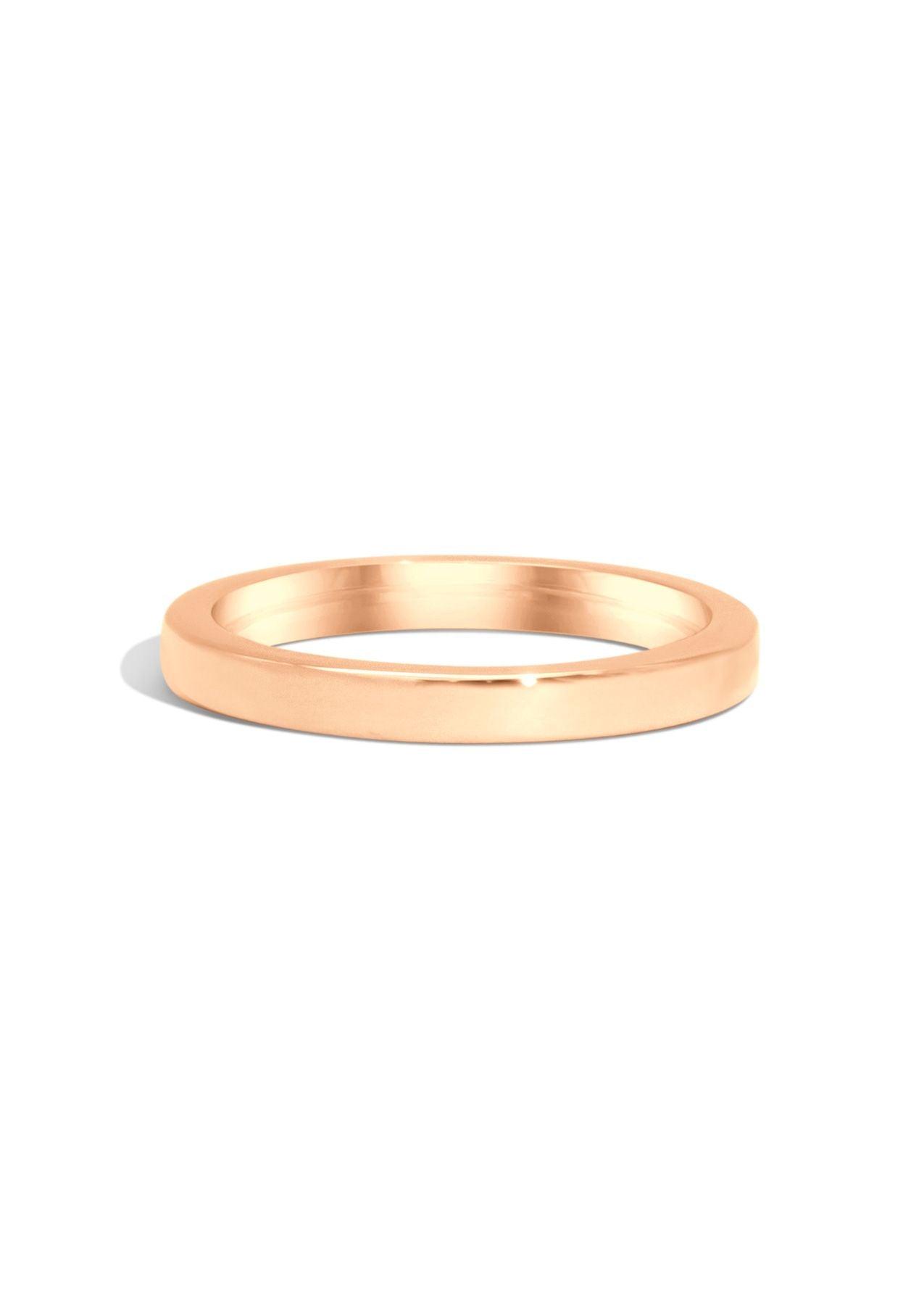 The Arc Rose Gold Band