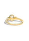 The Beatrice Yellow Gold Cultured Diamond Ring