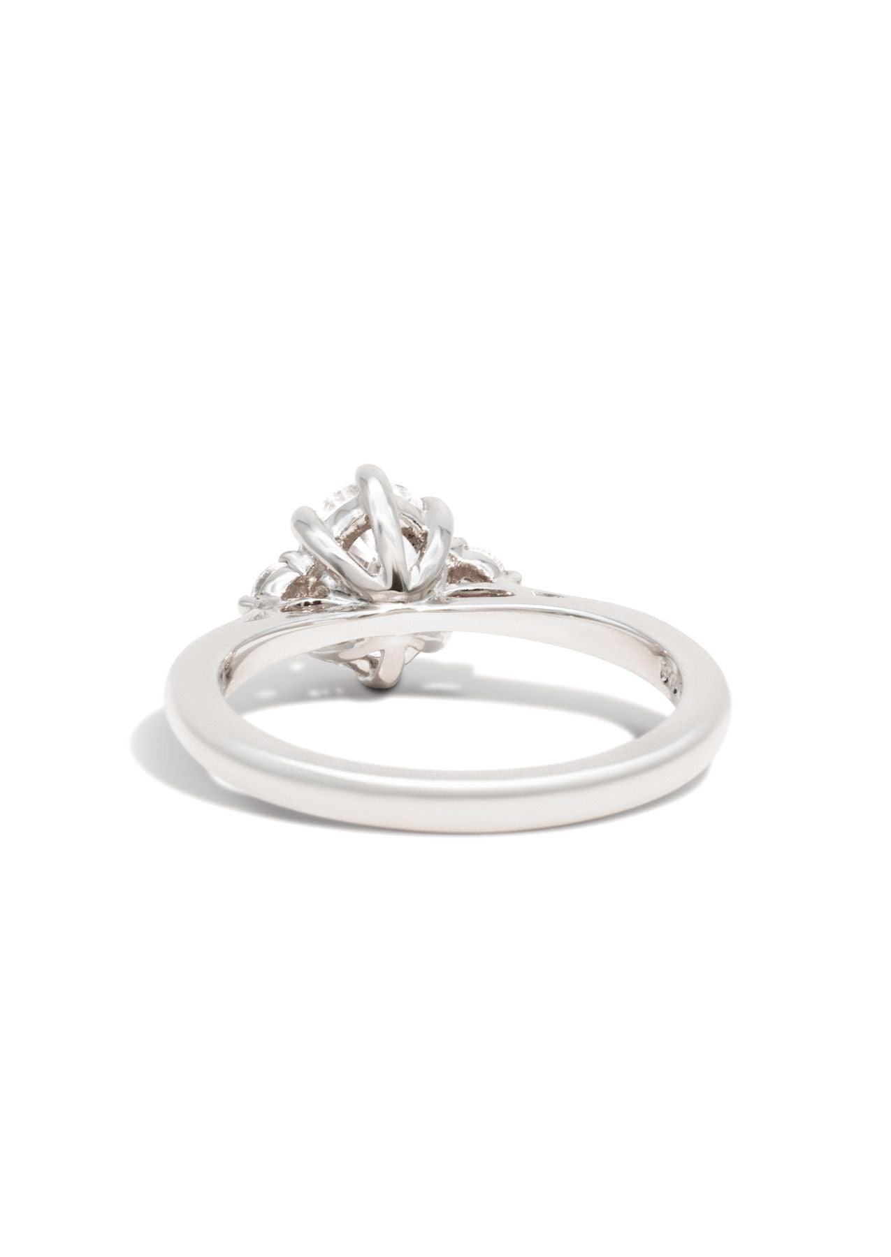 The Esme White Gold Cultured Diamond Ring