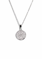 The Cancer Zodiac Silver Necklace