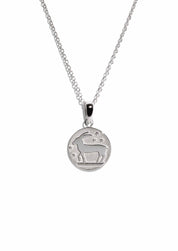 The Capricorn Zodiac Silver Necklace