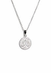 The Libra Zodiac Silver Necklace
