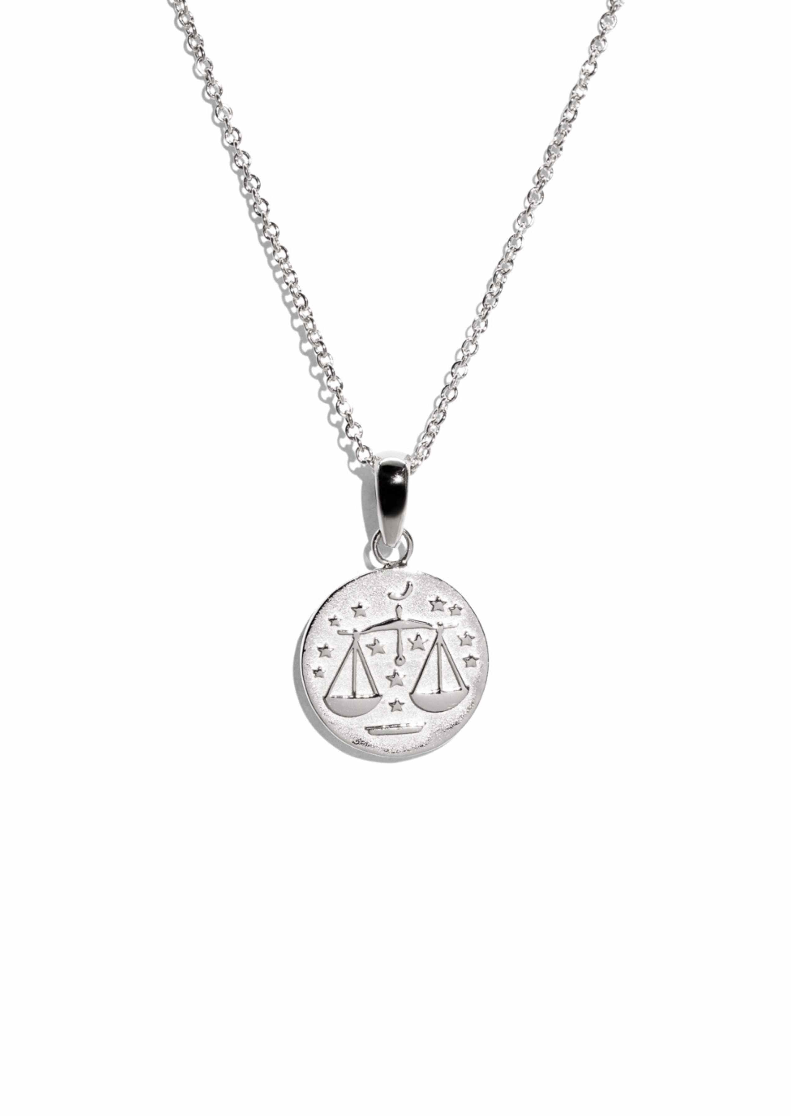 The Libra Zodiac Silver Necklace