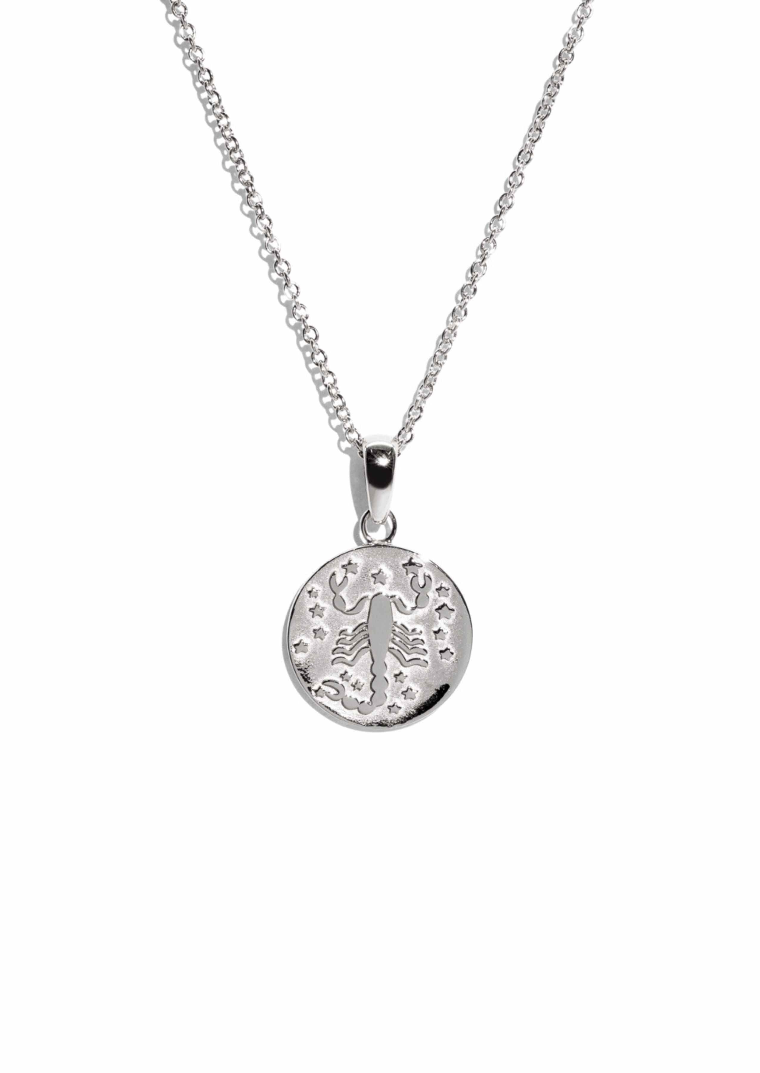 The Scorpio Zodiac Silver Necklace