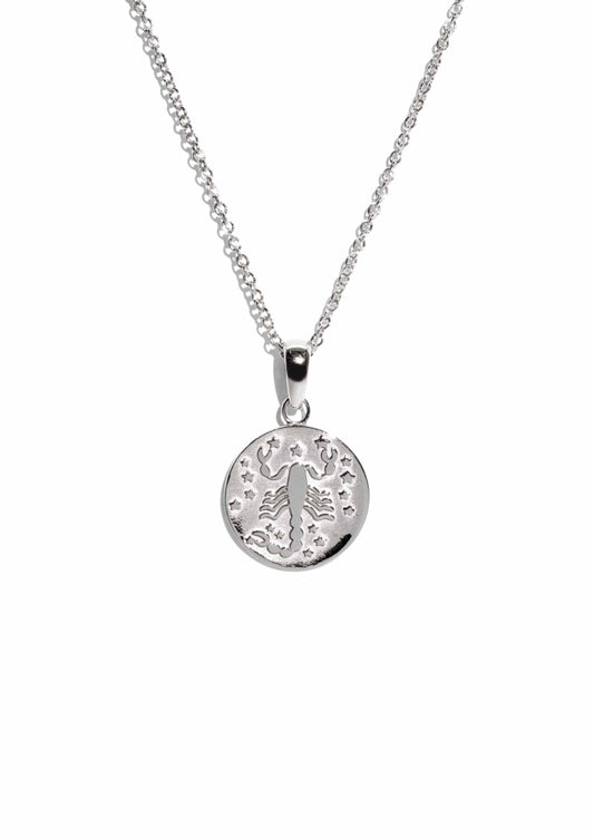 The Silver Scorpio Zodiac Necklace