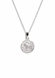 The Taurus Zodiac Silver Necklace