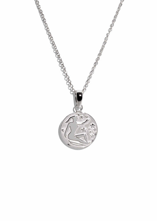 The Silver Virgo Zodiac Necklace