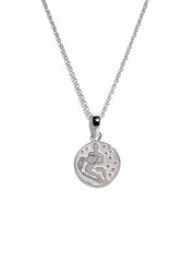The Aquarius Zodiac Silver Necklace - Molten Store
