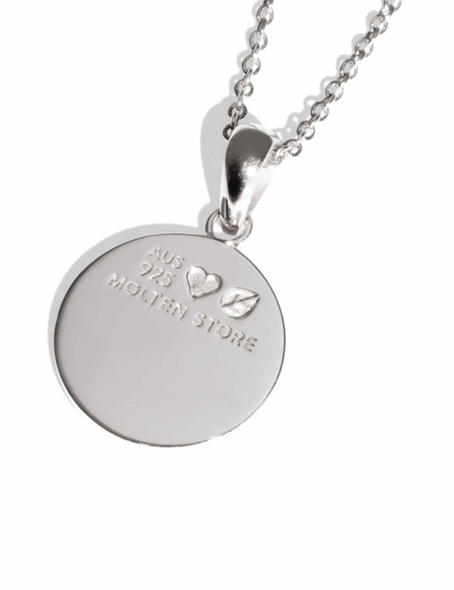 The Aquarius Zodiac Silver Necklace - Molten Store