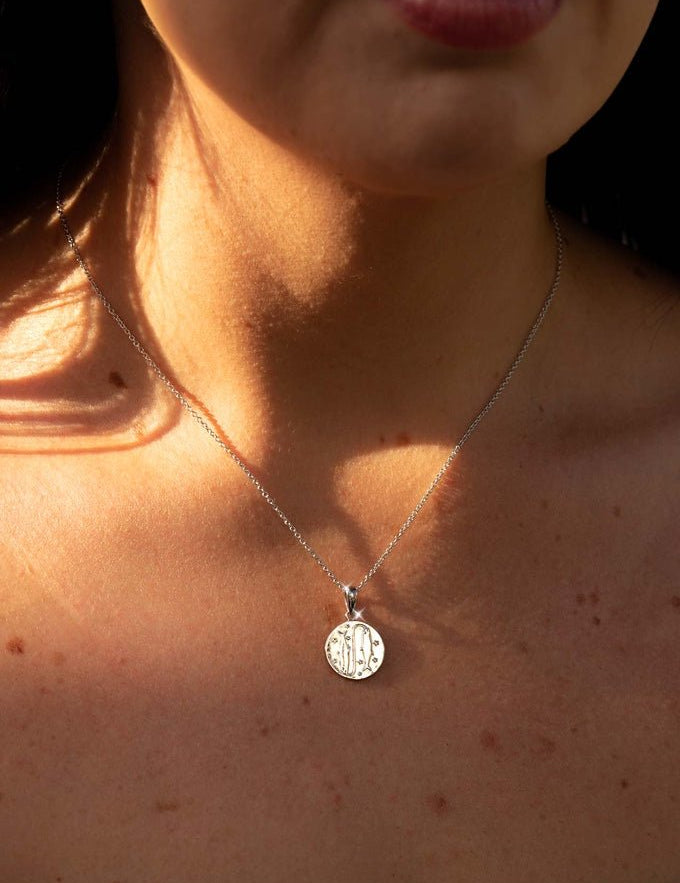 The Aries Zodiac Silver Necklace - Molten Store