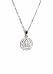 The Gemini Zodiac Silver Necklace - Molten Store
