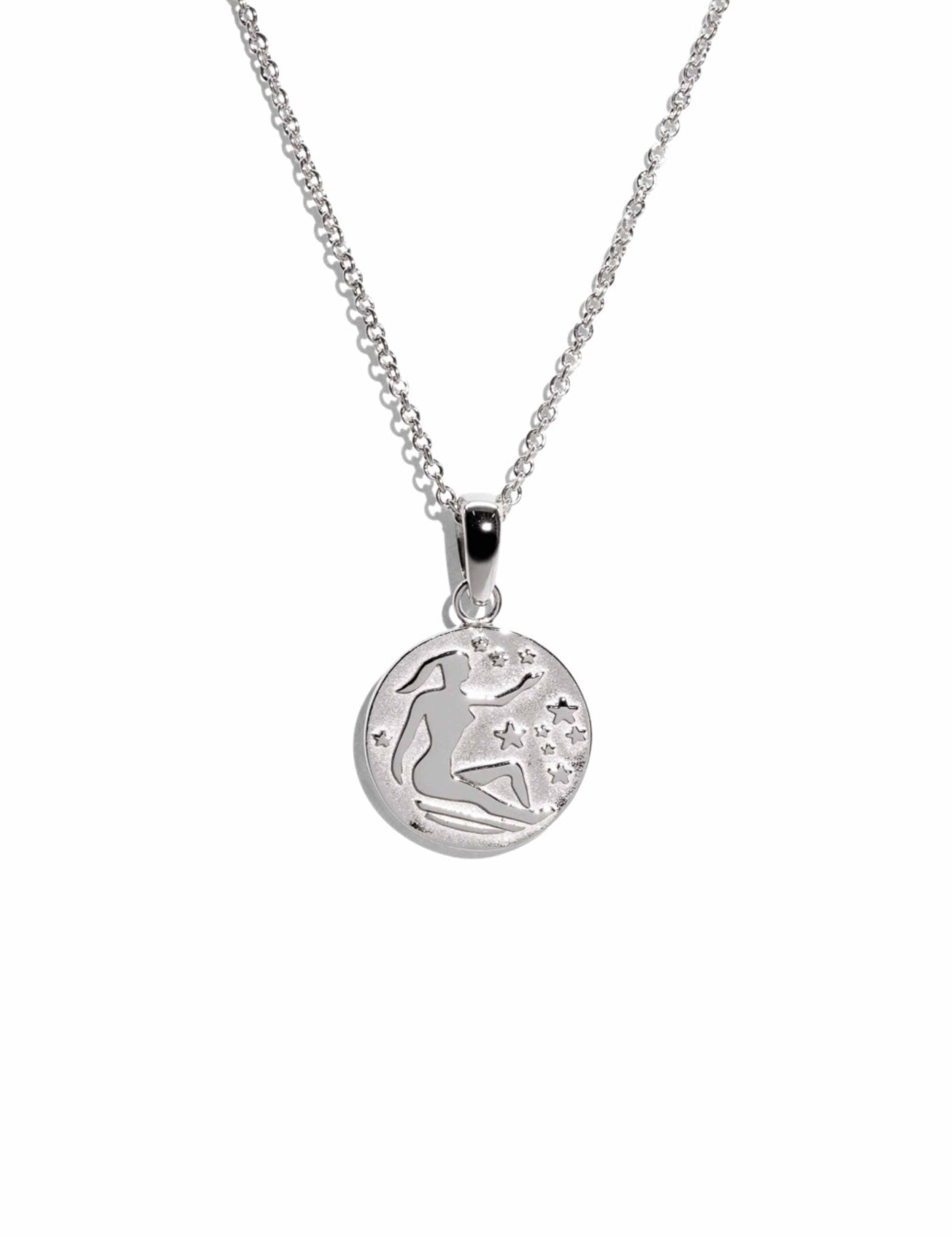 The Virgo Zodiac Silver Necklace - Molten Store