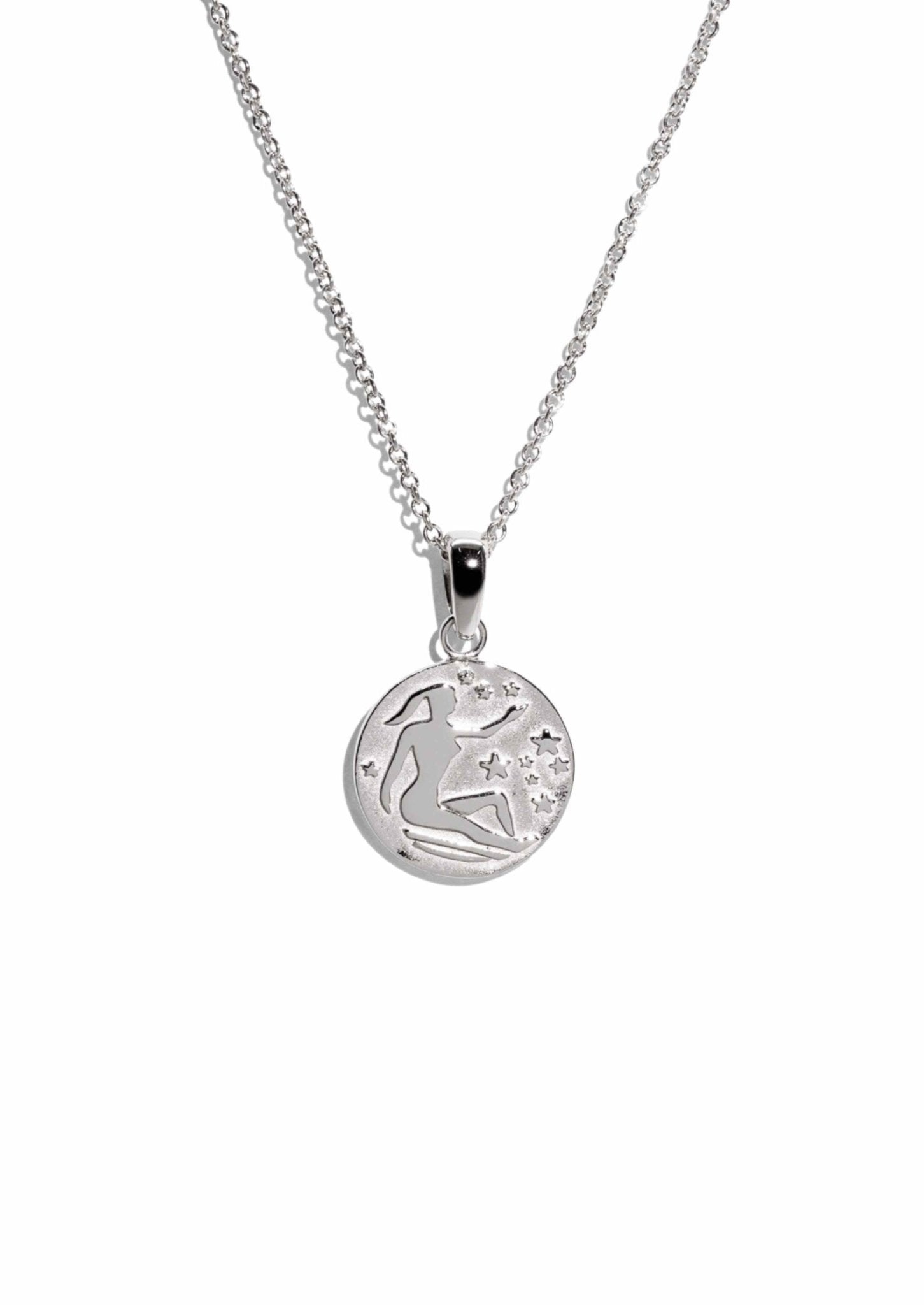 The Virgo Zodiac Silver Necklace - Molten Store