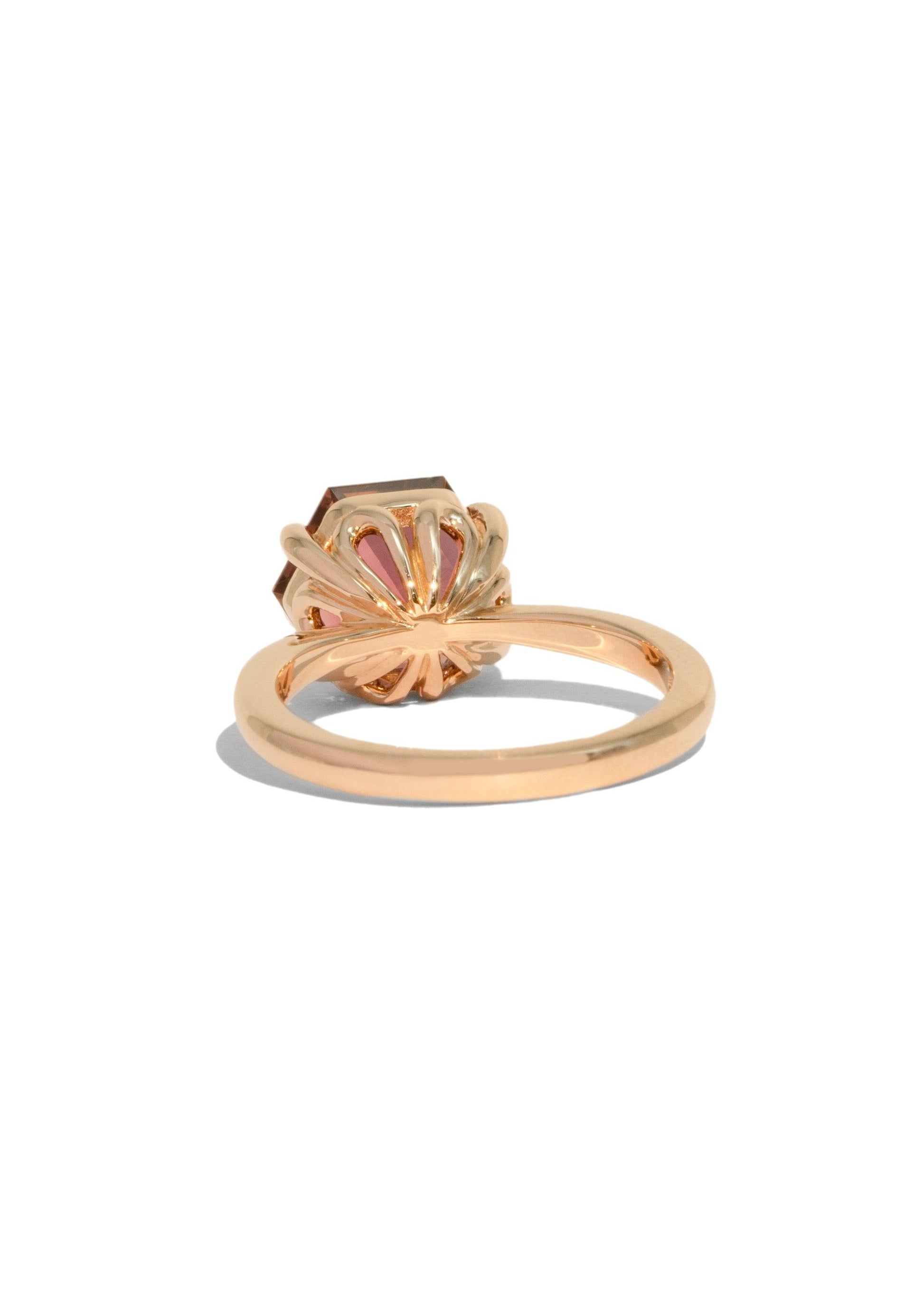 The June Ring with 3.25ct Hexagon Tourmaline - Molten Store