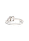 The Toi Et Moi White Gold Cultured Diamond Ring
