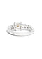 The Princess Banks White Gold Cultured Diamond Ring - Molten Store